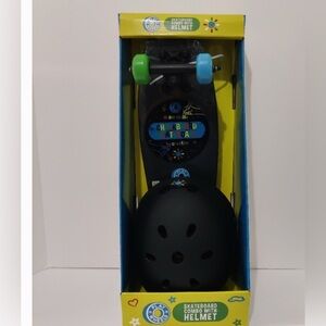 PlayWheels Chalkboard Skateboard with Helmet Combo